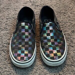 Vans Multicolor Checkered Slip-On Sneakers